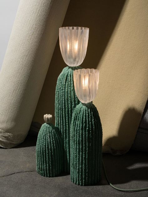 6 Things T Editors Like Right Now - The New York Times Cactus Lamp, Vibrant Living Room, Organic Aesthetic, Golden Triangle, Bubble Lamps, Resin Furniture, Sand Casting, 3d Modelle, Lamp Cover