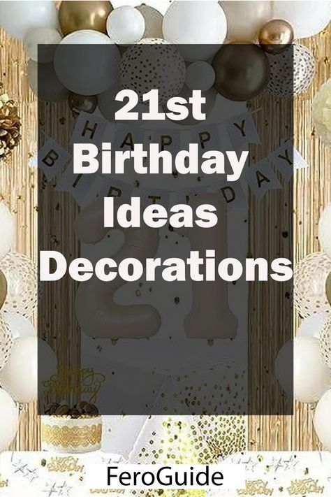 🎉 Set the scene for an unforgettable 21st birthday with these epic decoration ideas! 🥂✨ From balloon garlands and neon signs to champagne walls and themed backdrops, your party will be Insta-worthy in no time! Whether it’s a glam night, a rustic vibe, or a fun DIY setup, we’ve got inspiration for every style. Tap for the best 21st birthday decorations! 🎂🎈 #PartyDecor #21stBirthday #BirthdayInspo 21st Birthday Ideas Decorations, 21st Birthday Parties, Champagne Walls, Birthday Ideas Decorations, 21st Birthday Ideas, 21st Birthday Decorations, 21st Birthday Cake, Happy Birthday Dad, Birthday Party 21