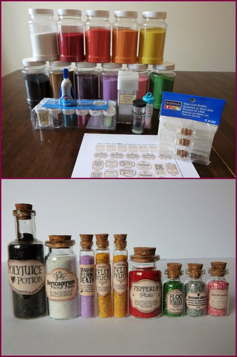 Weird Crafts For Adults, Harry Potter House Party, Harry Potter Diy Potions, Harry Potter Diy Decorations Room, Harry Potter Girl Birthday Party, Harry Potter Girls Room, Harry Potter Things To Make, Harry Potter Present Ideas, Diy Harry Potter Decorations