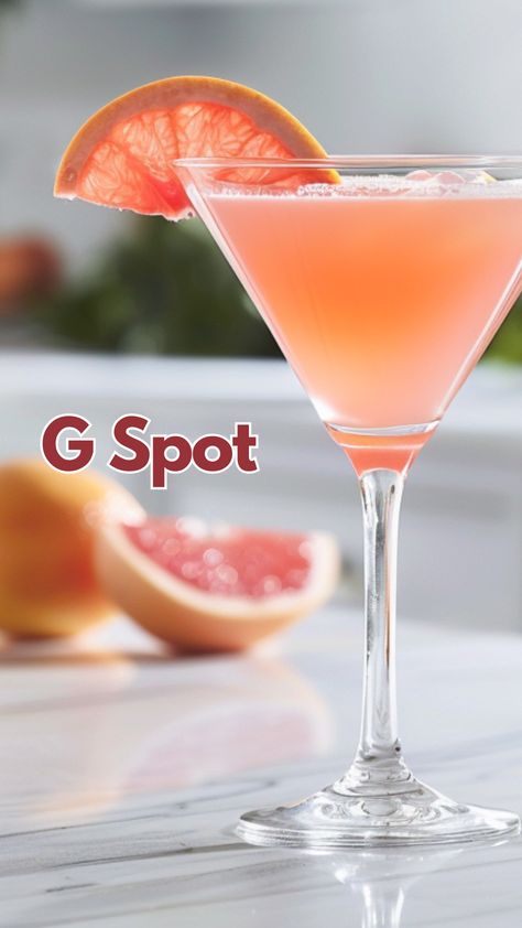 The G Spot Tart Cocktails, Cranberry Cocktails, Classic Vodka Cocktails, Vodka Cocktails Easy, Grapefruit Vodka, Grapefruit Cocktail, Bride Quotes, Bartender Drinks, Cranberry Cocktail