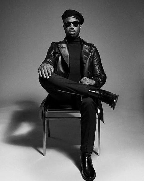 Killmongers new photoshoot as BLACK PANTHER. #LongLiveHueyPNewton Panther Photoshoot, Black Panther Photoshoot, Black Panther History, Black Panther Movie, Erik Killmonger, Michael B Jordan, Black Panthers, My Black Is Beautiful, Men Photoshoot