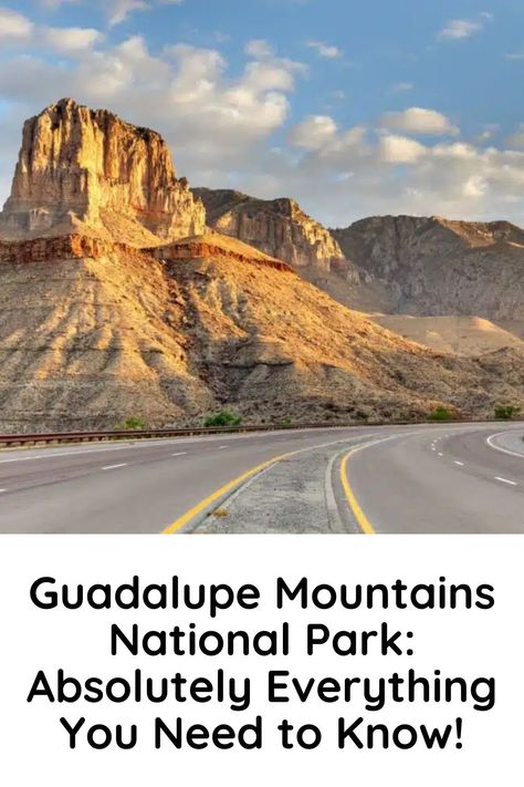 GUADALUPE MOUNTAINS NATIONAL PARK - ABSOLUTELY EVERYTHING YOU NEED TO KNOW Guadalupe National Park, Guadalupe Mountains National Park, Travel Texas, Guadalupe Mountains, Mexico Trip, Big Bend National Park, Senior Trip, West Texas, National Parks Trip