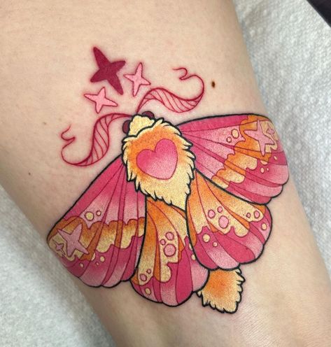 Bullet Journal • Instagram #Tattoo #Unveiling #Trends #Art #Through #the #HomeTrends #Ideas #Yourself #World #Expressing #of #Body #Ideas Maple Moth, Moth Tattoo Design, Rosy Maple Moth, Expressing Yourself, Pink Tattoo, Funky Tattoos, Insect Tattoo, Kawaii Tattoo, Moth Tattoo