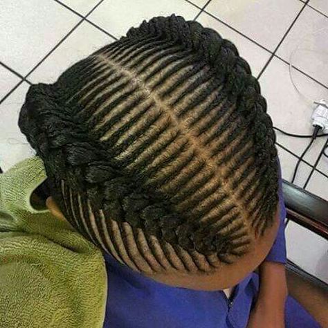 Two Lines Braids African, Plain Cornrows, Plain Cornrows On Natural Hair, Small Lines Hairstyle, Iverson Braids, Fishbone Hairstyle, Micro Braids Hairstyles, Cornrows Natural Hair, Cornrows Braids For Black Women