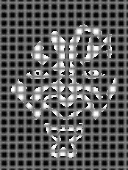 Crochet Grid for a blanket with Darth Maul's face! Star Wars Mosaic Crochet, Star Trek Cross Stitch, Crafting Hobbies, Star Wars Blanket, Jordan Gift, Dark Maul, Crochet Grid, Star Wars Crochet, Crochet Graphs