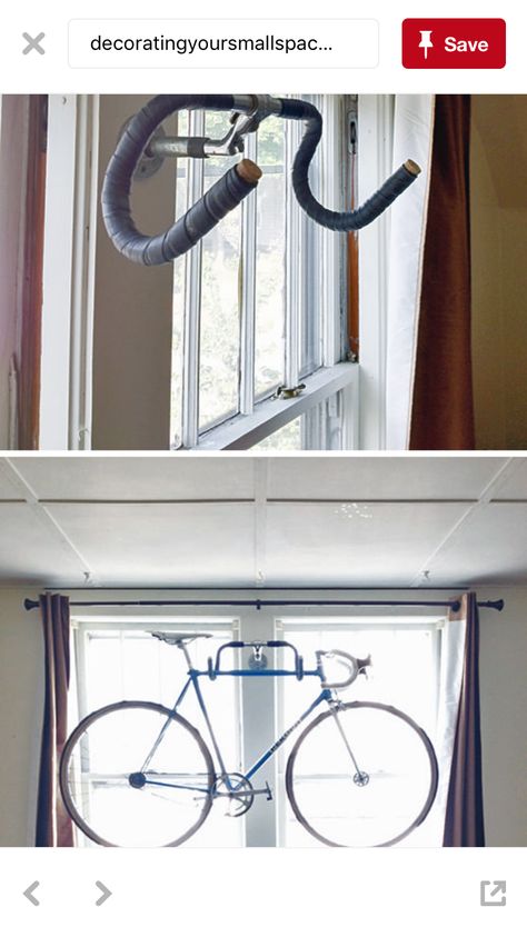 Bike Storage Small Space, Bike Storage Apartment, Rack Velo, Diy Bike Rack, Bike Rack Wall, Diy Rack, Bike Hanger, Bike Storage Rack, Bike Holder