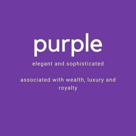 Colour Symbolism, Purple Color Meaning, Purple Meaning, Color Knowledge, Purple Quotes, Color Symbolism, Unique Words Definitions, Purple Vibe, Color Personality