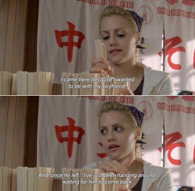 #quote #film Things To Say To Boyfriend, Around The World Quotes, Britney Murphy, Ramen Girl, The World Quotes, Quotes From Movies, 8 Mile, Brittany Murphy, Relationship Skills