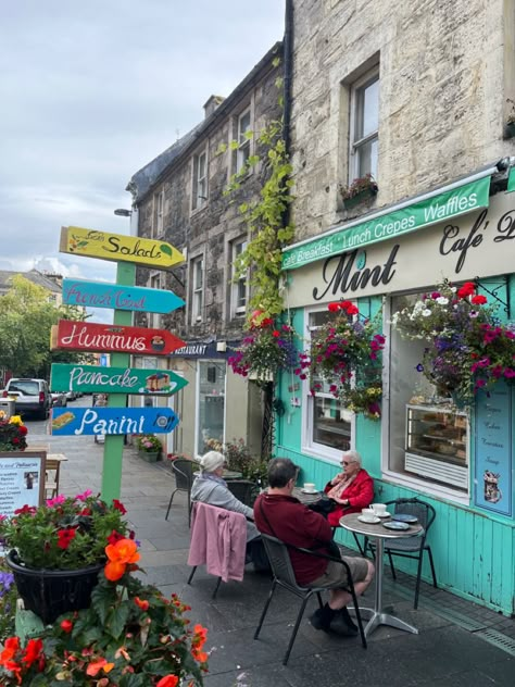 #aesthetic #cafe #stirling #scotland #cutecafe Stirling Scotland Aesthetic, Scotland Aesthetic Summer, Hummus Restaurant, Scotland Aesthetic, Stirling Scotland, Crepes And Waffles, 2024 Board, Scotland Trip, Gouache Paints