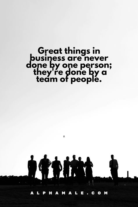 In business, greatness is a team effort. Together, we achieve more than we ever could alone. 💼 

🌐www.alphamale.com

#Alphamale #TeamworkMakesTheDreamWork #BusinessSuccess #motivation #malemotivation Team Effort, Success Business, A Team, Quotes