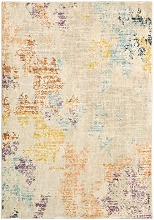 Oriental Weavers X4926W300390ST Xanadu 4926W9'10" X 12'10" Area Rug, Beige Xanadu Color, Cool Neutrals, Shades Of Coral, Dynamic Rugs, Hearth Rug, Geometric Inspiration, Stylish Rugs, Cream Area Rug, Beige Style