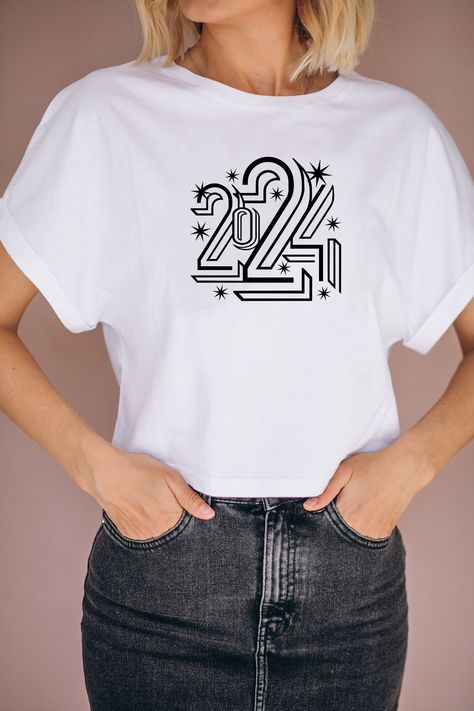 New Year Tshirt 2024, 2024 T Shirt Design New Year, New Year 2024 Tshirt Design, 2024 Tshirt Design, Easter Gift Card Holder, Hello 2024, Design For Tumbler, Svg Sublimation, New Year Calendar