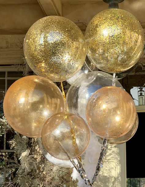 Balloon Decor, Balloon Decorations, Crystal Clear, Balloons, Bubbles, Sparkle, Glitter, Crystals