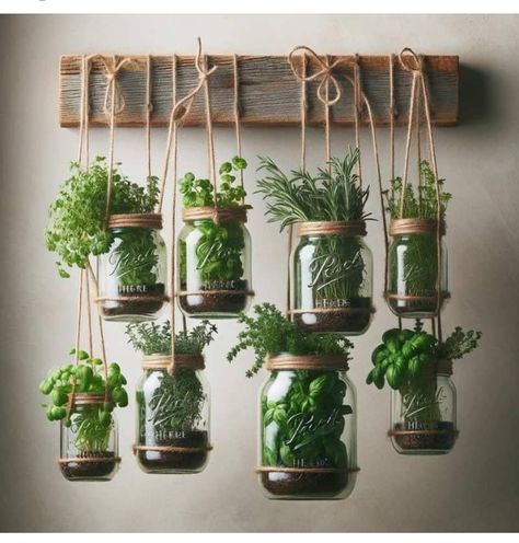 Hanging Bottles, Crate Ottoman, Close Kitchen, Diy Dollar Store Crafts Projects, Aesthetic Apartment Decor, Rustic Plant Stand, Herb Gifts, Vegetable Ideas, Photo Shelf