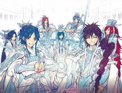 Manga Magi, Magi Adventures Of Sinbad, Hakuryuu Ren, Magi Sinbad, Magi Kingdom Of Magic, Aladdin Magi, Magi 3, Sinbad Magi, The Kingdom Of Magic