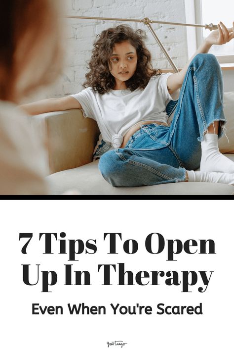 7 Tips For Talking To A Therapist And Opening Up During Therapy | Dr. Leda Kaveh | YourTango Mental Health Advocacy, Talk Therapy, How To Talk, Hard Time, Helpful Tips, Talking To You, Open Up, How To Stay Healthy, Beauty Health