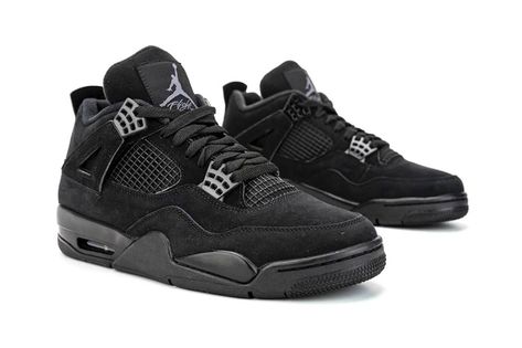 Air Jordan 4 “Black Cat” 2020 Retro | HYPEBEAST Air Jordan 4 Black Cat, Jordan Black Cat, Black Cat 4s, Designer Shoes Sneakers, Jordan 4 Black, Jordan 4s, Best Shoes For Men, Jordan 4 Retro, Air Jordan 4