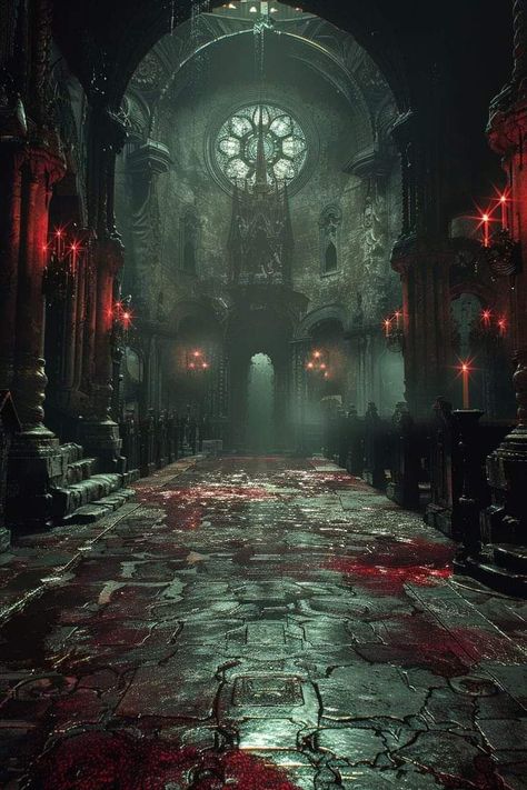 Vampire Kingdom, Church Aesthetic, Bloodborne Art, Dark Fantasy Artwork, Theme Tattoo, Gothic Church, 다크 판타지, Gothic Aesthetic, Fantasy Castle