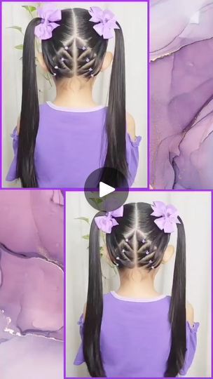 6.4K views · 10K reactions | Violet💜👧‼️💯
#hairstyle #shortreels #forgirls 💐✨‼️💯 | Gabbi Stylestar | Bryan Todd · Hero (feat. Ashley Argota) Ashley Argota, Little Kids Hairstyles, Olive Hair, Up Dos, Hair Do, 1k Views, Kids Hair, Hairstyles For School, Up Hairstyles