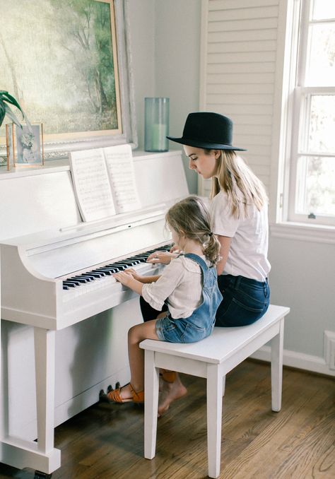 Piano Corner, Piano Styling, Piano Pedals, Piano Stand, Piano Photography, Painted Pianos, Music Corner, Piano Studio, Maggie Holmes