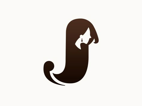 J Logo Design Ideas, Vicky Logo, Curly Hair Logo Design, Afro Hair Logo, She Logo, Curly Hair Logo, Hair Logo Design Ideas, J Logo Design, Logo Design Hair