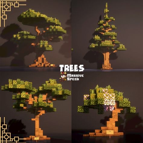 Minecraft Tree Design, Tree Farm Minecraft, Custom Trees Minecraft, Minecraft Tree Farm, Minecraft Custom Trees, Minecraft Trees Design, Tree Minecraft, Minecraft Tree, Minecraft Base