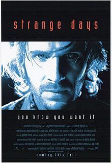 Strange Days - Ralph Fiennes with long hair and black leather pants. Awesome. Michael Wincott, Little Dorrit, Strange Days, Juliette Lewis, Vincent D’onofrio, Peter Gabriel, I Love Cinema, Movie Poster Art, Metal Gear Solid