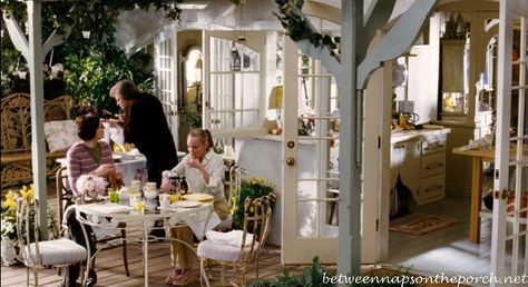 Bewitched – Between Naps on the Porch Bewitched Movie, Nora Ephron, Cottage Shabby Chic, Dream Cottage, White Cottage, Kitchen Witch, Home Tv, Cottage Homes, Cottage Decor