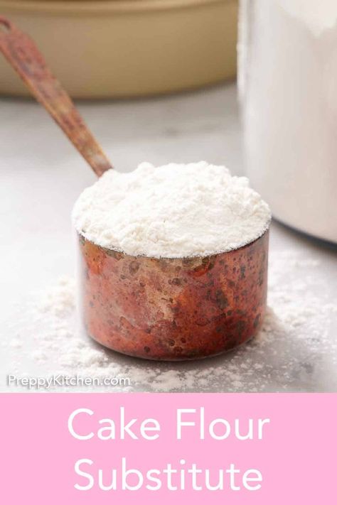 Diy Cake Flour How To Make, Substitute For Cake Flour, What Is Cake Flour, Rocky Road Cake, Cake Flour Recipe, Cake Flour Substitute, Bake Something, Flour Substitute, Flour Alternatives