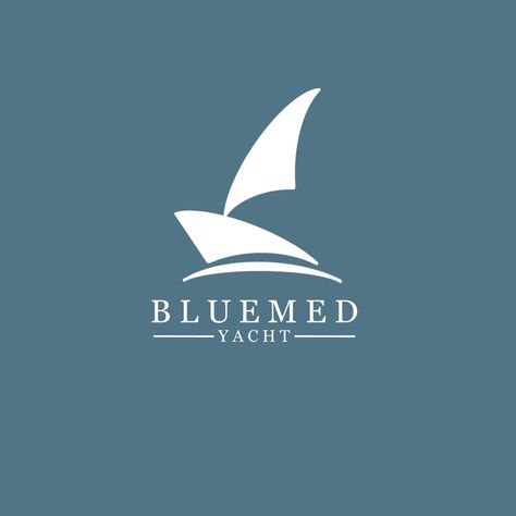 Boat Branding, Yacht Branding, Sea Logo Design, Boat Logo Design, Yacht Club Logo, Yacht Logo, Lake Logo, Sail Logo, Sailing Logo