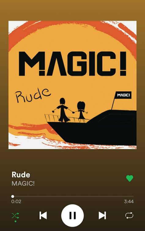 Rude Song, Magic Rude, Spotify Logo, Toshinori Yagi, Music Girl, Film Posters Minimalist, Boogie Woogie, Fav Music, Fav Song