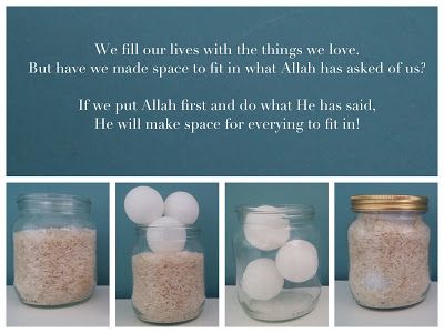 Put God First Put God First Craft, God Crafts, Islamic Parenting, Islamic Lessons, Islamic Activities, Learning Islam, Islamic Crafts, Sunday School Object Lessons, Character Education Lessons