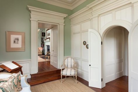 Greek Revival Interiors, Interior Wall Insulation, Palladian Window, Greek Revival Architecture, Historical Concepts, Greek Revival Home, Georgia Homes, Concept Home, Up House