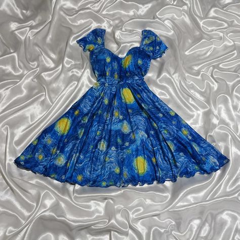 Starry Night Dress, Van Gogh Museum, Starry Night Van Gogh, Van Gogh Art, Vincent Van Gogh, Night Dress, Van Gogh, Starry Night, Halloween Costumes