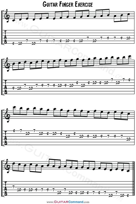 Guitar Finger Exercises To Increase Speed & Dexterity Guitar Tabs Acoustic, Guitar Fingers, Increase Speed, Learn Guitar Chords, Guitar Exercises, Basic Guitar Lessons, 23 February, Finger Exercises, Music Theory Guitar