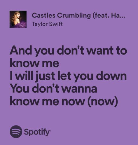 Taylor’s version Taylor Swift Speak Now SN Castles Crumbling featuring Hayley Williams Paramore TV SNTV Castles Crumbling, Let You Down, Castle, Let It Be, Quick Saves