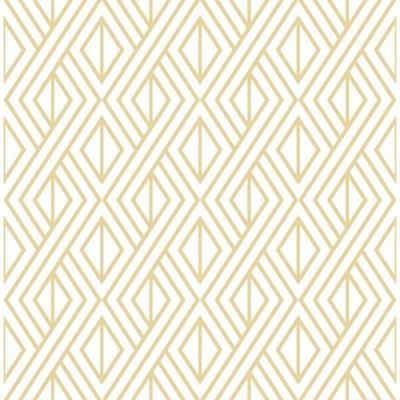 Gold White Wallpaper, Peelable Wallpaper, Wallpaper Boulevard, Wallpaper Gold, Herringbone Wallpaper, Maze Design, Wallpaper For Sale, Deco Stickers, Contemporary Wallpaper