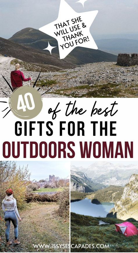 Incredible gifts for the outdoors woman that she will appreciate! gifts for outdoorsy women gifts for outdoors women outdoor gifts for women outdoors gifts for women outdoor gifts for her gifts for outdoorsy women diy gifts for women who love the outdoors outdoor gifts for women diy best gifts for outdoor women gifts for outdoorsy women birthday womens outdoor gifts outdoorsy gifts for her for women christmas gifts for outdoorsy women outdoor gifts women outdoorsy women gifts Diy Camping Gifts, Camping Gift Baskets, Appreciate Gifts, Cool Gifts For Guys, Diy Gifts For Women, Outdoorsy Women, Fun Gifts For Men, Outdoors Women, Outdoorsy Girl