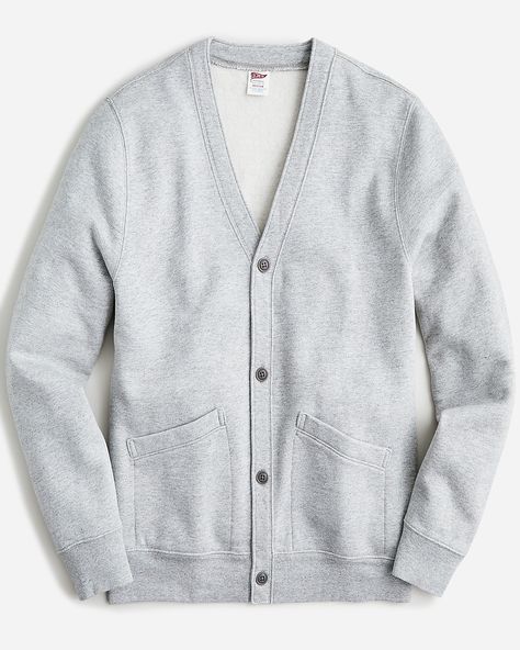 Art Office Ideas, Goal 2023, Fleece Cardigan, J Crew Collection, Mens Cardigan Sweater, Sweater For Men, Mens Loungewear, Art Office, J Crew Men