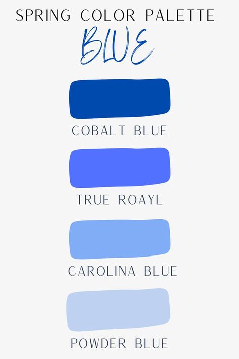 Spring Blue Palette, Light Blue Color Palette Outfit, Blue Spring Color Analysis, Spring Blue Color Palette, Blue Spring Color Palette, Blue Color Palette Outfit, Spring Color Palette Outfits, Paintbox Spring, Blue Aesthetic Outfit