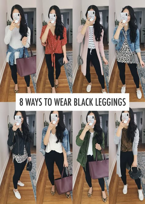 8 More Ways to Wear Black Leggings – Skirt The Rules | NYC Style Blogger Ways To Wear Black Leggings, Vetements Shoes, Leggings Outfit Fall, Jacket Ideas, Black Leggings Outfit, How To Wear Leggings, Legging Outfits, Fashion Blogger Style, Mode Casual