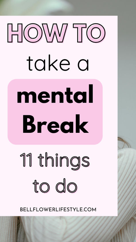 How to take a mental break - 11 things to do What To Do When Your Having A Mental Break Down, Signs Of A Mental Break Down, How To Heal Mental And Emotional Exhaustion, How To Support Someone Mental Health, Friend Struggling With Mental Health, Mental Break, Breathing Meditation, Mental Energy, Plant Based Diet Recipes