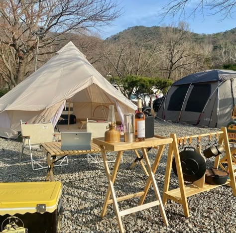 Glamping Aesthetic, Aesthetic Camping, Music Festival Camping, Yurt Tent, Cozy Camping, Best National Parks, Camping Set Up, Camping Aesthetic, Camping Style