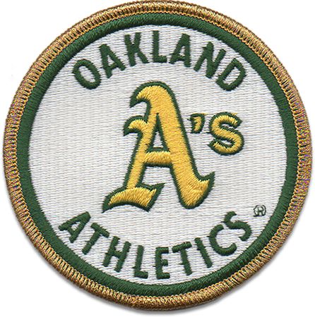 Oakland Athletics - Sports logo - patch - patches - collect - collection - sports emblem - emblems - insignia - baseball - embroidery - embroidered - MLB - Major League Baseball - Sports Patch Collection by Jackson Cage Baseball Embroidery, Emblem Embroidery, Oakland A’s, Patch Collection, Mens Jogger Pants, Chicano Art, Design Posters, Oakland Athletics, Mens Joggers