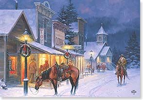 Cowboy Pics, Western Pictures, Western Artwork, Western Paintings, West Art, Cowboy Christmas, A Very Merry Christmas, Animated Christmas, Cowboy Art