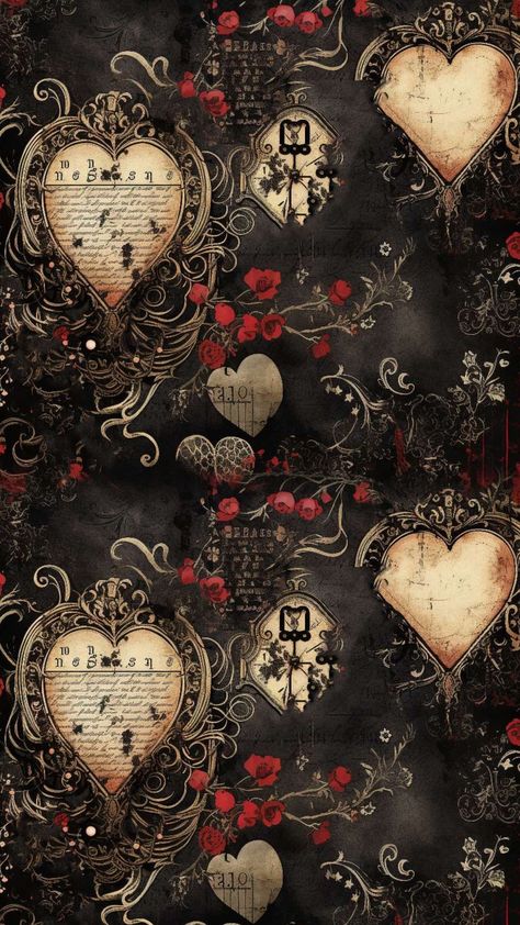 Alternative Background Aesthetic, Vampire Background Aesthetic, Dark Heart Wallpaper, Vampire Aesthetic Wallpaper, Emo Backgrounds, Emo Aesthetic Wallpaper, Goth Wallpaper, Gothic Wallpaper, Cocoppa Wallpaper