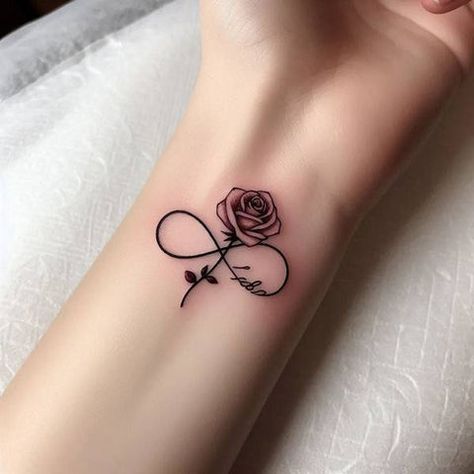 79 Groundbreaking Ideas For Infinity Tattoos That Add More Meaning To – Tattoo Inspired Apparel Infinity Wrist Tattoos For Women, Infinity Tattoo Designs Unique, Family Infinity Tattoo, Infinity Tattoo Family, Infinity Love Tattoo, Small Infinity Tattoos, Infinity Tattoo On Wrist, Infinity Couple Tattoos, Infinity Symbol Tattoo