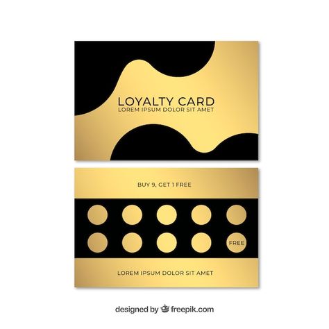 Modèle De Carte De Fidélité élégant Avec... | Free Vector #Freepik #freevector #carte-fidelite #fidelite #carte-vip #carte-visite-or Loyalty Card Design, Arabic Style, Loyalty Card, Fashion Books, Business Card Design, Premium Vector, Card Design, Book Cover, Gold