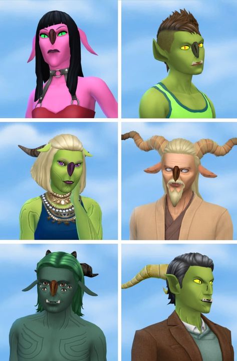 Sims 4 Orc Cc, Sims 4 Cc, Male And Female, World Of Warcraft, Sims 4, Quick Saves