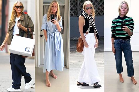 Gwyneth Paltrow’s Still at the Top of Her Style Game — Here’s What We’re Copying Right Now Gwyneth Paltrow 2023, Gwyneth Paltrow Style 2024, Gwenette Paltrow, Italy Attire, Gwyneth Paltrow Dress, Gwyneth Paltrow Style, Lakewood Ohio, Diddy Combs, Tv Sport